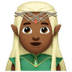 🧝🏾‍♂️ man elf: medium-dark skin tone display on Apple